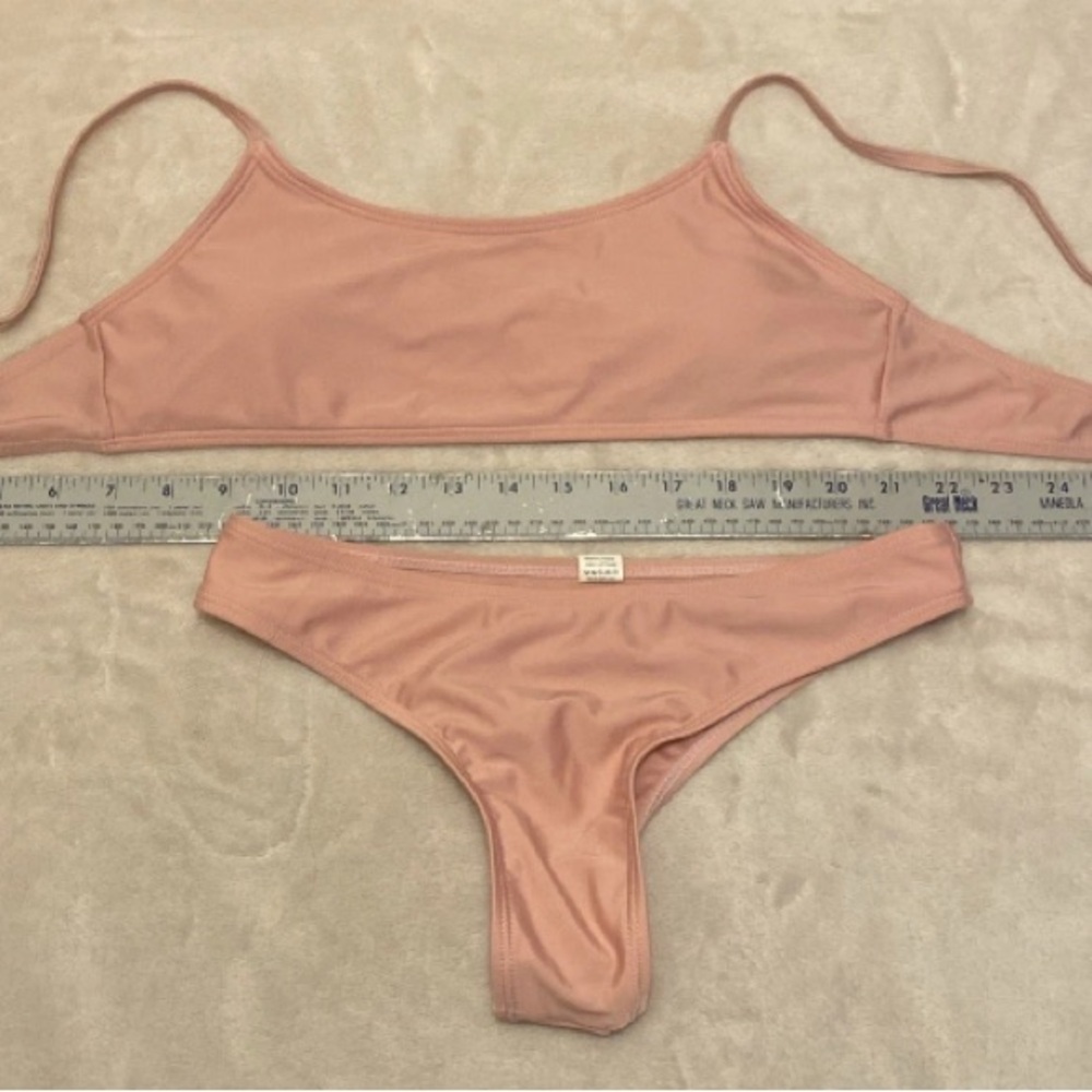 SHEIN Light Dusty Pink Bikini Set - Picture 12 of 15